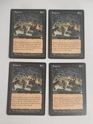 MTG Playset 4x Suppress (Apocalypse/Black/U) - BGM - Image 1 of 2