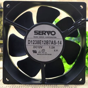 SERVO 12038 12V 1.2A 12CM D1238E12B7AS-14 Cooling Industrial Fan High Power - Picture 1 of 5
