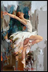 Gráfico bordado con agujas hágalo usted mismo - patrón de punto de cruz contado - bailarina III - Imagen 1 de 5