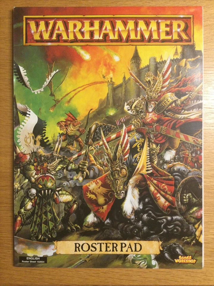 Warhammer Roster Pad (1996) - Image 1 of 1