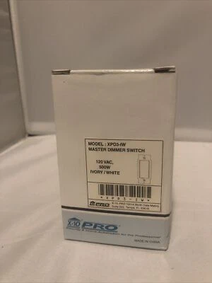 X10 Pro Master Dimmer Switch Ivory/White XPD3-IW - Image 1 of 3