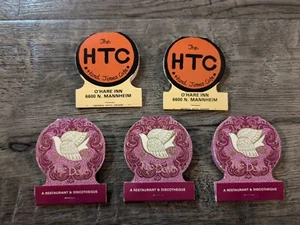 5 Vintage Irregular Shape Matchbooks Matches 1 7/8" x 2 1/4" CHICAGO & DENVER - Picture 1 of 8