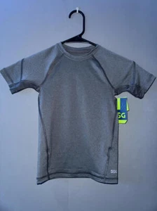MSRP $15 Boy's Compression Top Dark Gray Size XS - Picture 1 of 2