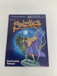 Vintage Nintendo NES *Solstice The Quest For The Staff Of Dreams* * Manual Only* - Picture 1 of 2