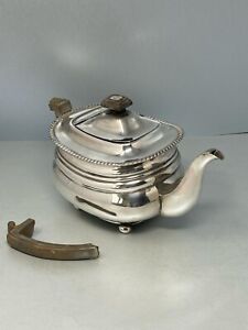Antique Silver Plated Old Sheffield Teapot  circa 1790
