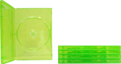 (5) Xbox 360 Translucent GREEN Empty Game Boxes Cases Disc X-Box NEW #VGBR14XBOX - Image 1 of 2