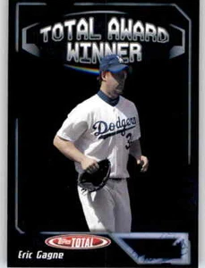 2004 Topps Total Award Winner Eric Gagne Foil Insert MLB PWE Dodgers #26 - Picture 1 of 2