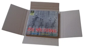 50 CAJAS CARTÓN EMBALAJE DISCOS VINILO PARA ENVIAR 1 A 12 SINGLES 7" - Imagen 1 de 1