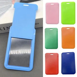 Credit Card Holder Slide Card Cover Protector Case Work Card Case ID Card Cover - Picture 1 of 36