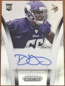 2014 Panini Prizm Rookie Autographs David Yankey AR-DY Minnesota Vikings - Picture 1 of 2
