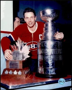2022-23 Autographed Picture RGS Jean Beliveau Auto #4 Montreal Canadiens - Bild 1 von 2