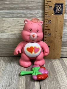 Kenner Vintage Care Bears Love a lot Bear Poseable Figure w/ Accessory RARE - Picture 1 of 5