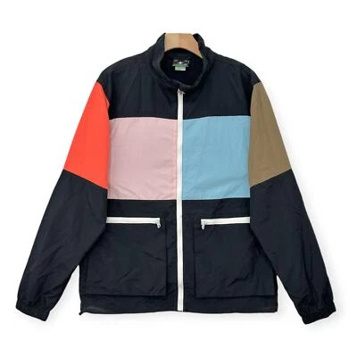 LRG Lifted Research Group | M | Men's Vintage Retro Colorblock Windbreaker Coat - Image 1 of 4