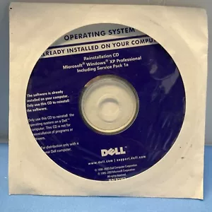 Dell Microsoft Windows XP 32 bit 1 GHz Operating System Reinstal 2 CDs SP 1 Disk - Picture 1 of 1