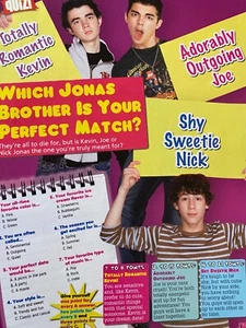 The Jonas Brothers, Full Page Vintage Pinup - Picture 1 of 1