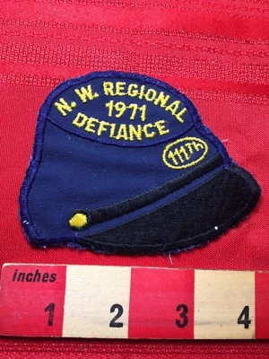 Parche de recreación de escaramuza de la Guerra Civil DEFIANCE de colección 1971 111th NW 77V3 Foto 1 de 2