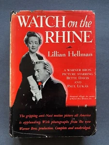 Watch On The Rhine, by Lillian Hellman - 1943 - Photoplay - 1st Prtg HC Book DJ - Bild 1 von 12
