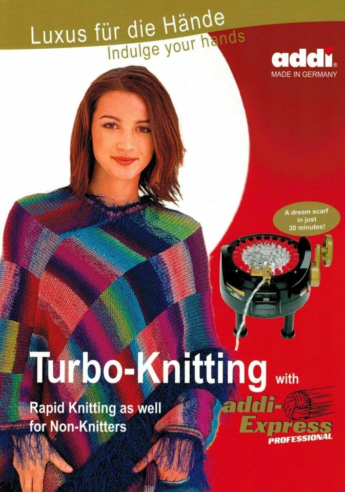 Turbo-Knitting with addiExpress Professional - addi Knitting Pattern Book - Image 1 of 1