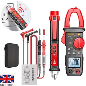 400Amp Digital Clamp Meter AC DC Hz Multimeter NCV Ammeter Voltage Tester Tool - Picture 1 of 15