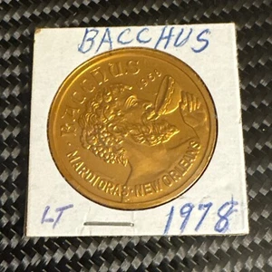Krewe Of Bacchus Doubloon 1978 - Monarcas y recuerdos raro - 007 - Imagen 1 de 2