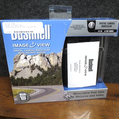 Bushnell Image View Digital 3.2MP Camera 8x30 Binocular #110833 Hiking Gear - Image 1 of 4