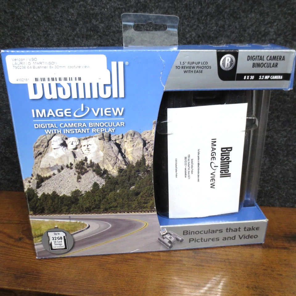 Bushnell Image View Digital 3.2MP Camera 8x30 Binocular #110833 Hiking Gear - Image 1 of 4