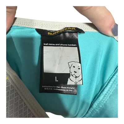 Жилет для собаки Ruffwear Jet Stream быстрый и легкий охлаждающий размер большой для пеших прогулок и прогулок на воде - Изображение 1 из 4