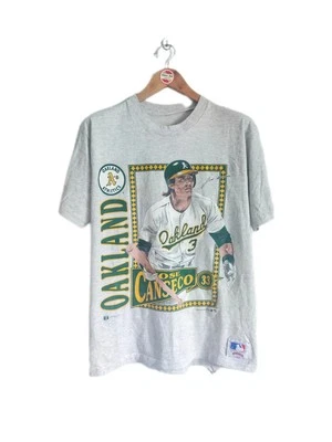 Camiseta De Colección José Canseco Oakland Jugador Atletismo Años 90 MLB Béisbol Nuez moscada L Foto 1 de 4