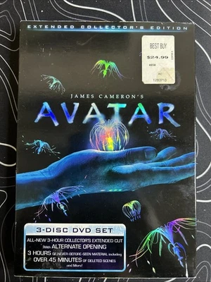 Avatar (DVD, 3-Disc Set, Extended Collectors Edition, 2009) - Image 1 of 4