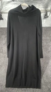 Lane Bryant Womens Plus Size 18/20 Black Solid Midi Sweater Dress : Brand New!! - Picture 1 of 7