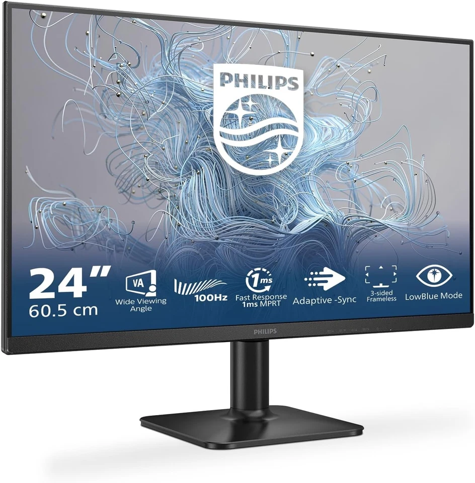 Philips Monitor 24E2N1100LB 00 24E2N1100LB/00 Schermo piatto (tft/lcd) 60 5 cm
