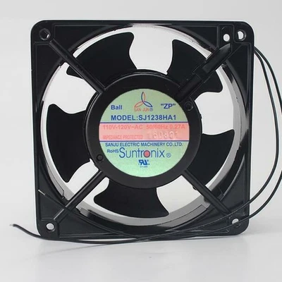 1x SJ1238HA1 110V-120VAC 120*120*38MM 0.27A aluminum frame AC fan - Image 1 of 3