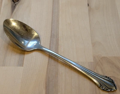 Oneida Repose / Bittersweet 6" Teaspoon 1881 Rogers Oneida Ltd Floral - Image 1 of 4