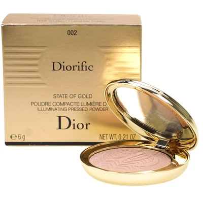 DIOR Diorific State Of Gold Illuminating Pressed Powder 002 Sumptuous Pink BNIB - Image 1 of 2