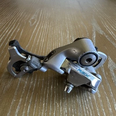 Vintage Shimano RSX Rear Derailleur Long Cage RD-A410 Bolt On 7 Speed Race 7s A8 - Image 1 of 4