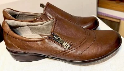 Naturalizer Brown Leather Clarissa Comfort Shoes Women’s Size 7.5M EUC - Image 1 of 4