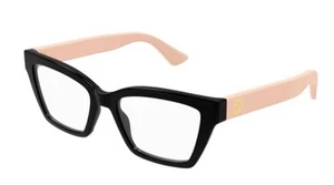 Occhiali montatura da vista GUCCI GG1715O 006 Black Pink/TRansparent 53 - Picture 1 of 1