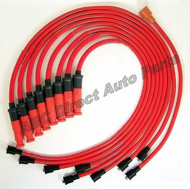 GM Ford 6.4 6.5 7.0 66-76 10 mm High Performance Red Spark Plug Wire Set 96208R - Image 1 of 1