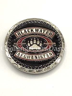 F86 Blackwater Afghanistan Military Challenge coin - Image 1 of 3