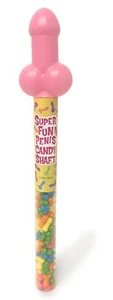 Little Genie Super Fun Penis Shaped Candy Filled Shaft 2.75 oz (78g) 12.5" - Picture 1 of 4