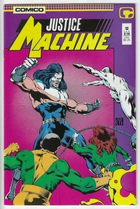 JUSTICE MACHINE #12 (1987) COMICO ~ VERY FINE 8.0 - Picture 1 of 2