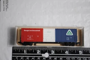 N Scale Life-Like 7731 Bangor & Aroostook Evans 50' Single Door Boxcar 9125 - Picture 1 of 4