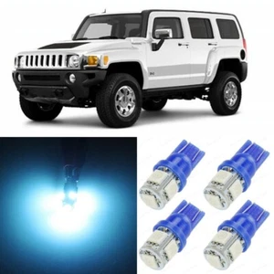 9 x ICE BLUE Interior LED Lights Package For 2006 - 2010 Hummer H3 +TOOL - Picture 1 of 9