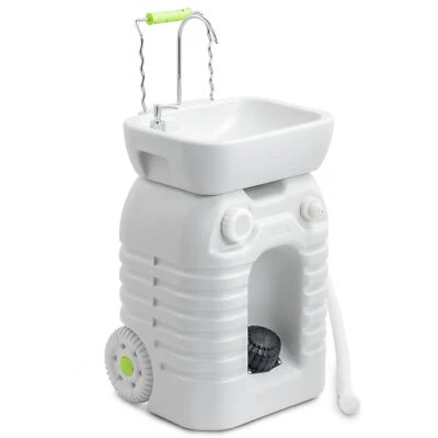 Portable Wash Sink Camping Hand Wash Station Basin Stand w/ 12 Gallon 45L Tank - Image 1 of 4