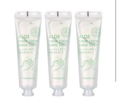 TONYMOLY - Aloe Chok Chok Hand Gel Soothing & Pure 30ml, 3 Pack - image 1 of 3