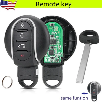 Para 2014 2015 2016 2017 2018 Mini Cooper controle remoto inteligente proxy chaveiro NBGIDGNG1 - Imagem 1 de 4