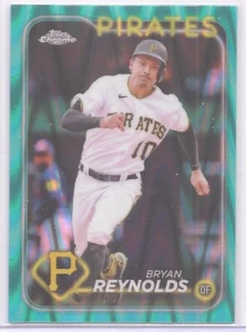 2024 TOPPS CHROME - # 146 - BRYAN REYNOLDS - AQUA RAYWAVE REFRACTOR - 120 /199 - Picture 1 of 1