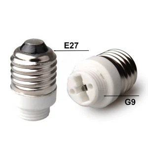 E27 to G9 LED Halogen CFL Light Bulb Lamp Adapter Socket Base Converter Holder - Picture 1 of 7