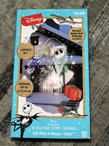 Proyector navideño Jack Skellington Pesadilla antes de Navidad LED Whirl-A-Motion - Imagen 1 de 5