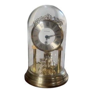 Vintage Bucherer Quartz Glass Domed Movement Clock 6”h X 4”w - Picture 1 of 4